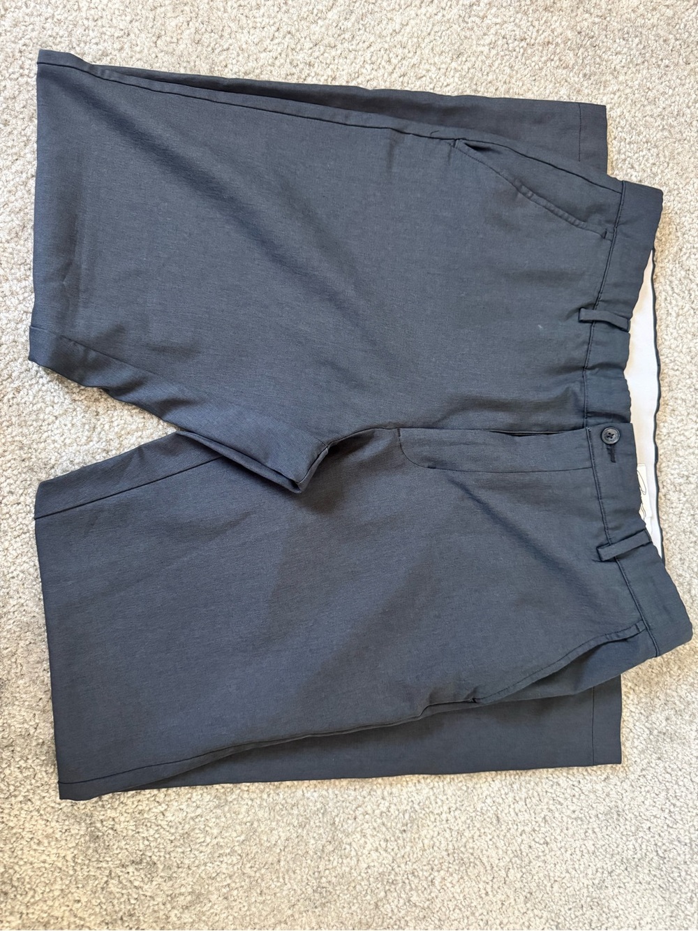 Men's Charcoal Gray Dress Pants